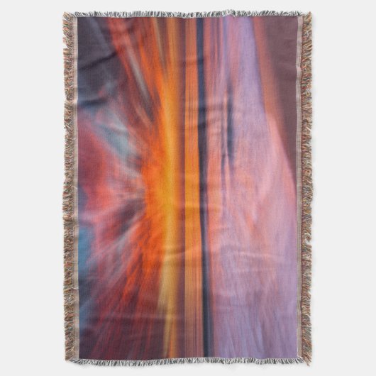 Sonnenuntergang abstrakt vom Tamarack Beach Decke (Vorderseite Vertikal)