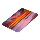 Sonnenuntergang abstrakt vom Tamarack Beach Magnet (Linke Seite)