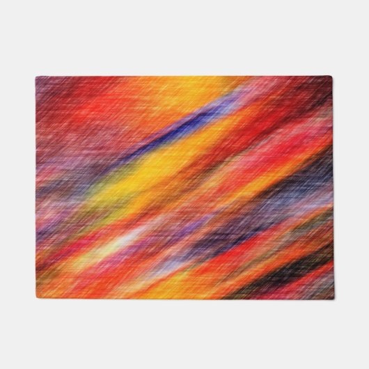 Sonnenuntergang Abstrakte Farben Fußmatte (Vorderseite)