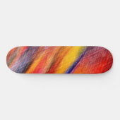 Sonnenuntergang Abstrakte Farben Skateboard farben (Horizontal)