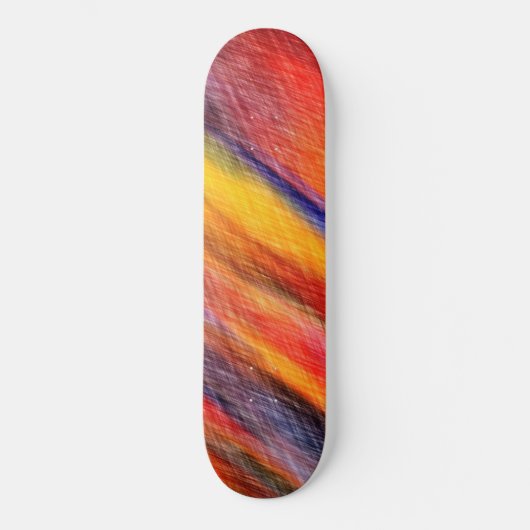 Sonnenuntergang Abstrakte Farben Skateboard farben (Vorderseite)