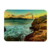 Sonnenuntergang am Baker Beach Magnet (Horizontal)