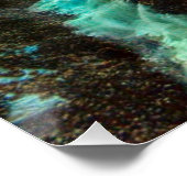 Sonnenuntergang am Baker Beach Poster (Ecke)