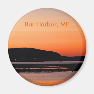 Sonnenuntergang am Bar-Hafen-Magneten Magnet