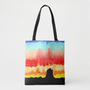 Sonnenuntergang am Berg     Tasche