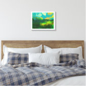 Sonnenuntergang am blauen Himmel Leinwanddruck (Insitu (Schlafzimmer))