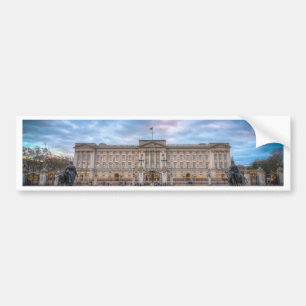 Sonnenuntergang am Buckingham Palace, London Autoaufkleber
