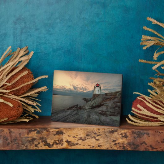 Sonnenuntergang am Burg Fotoplatte (Seite)