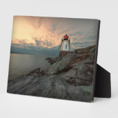 Sonnenuntergang am Burg Fotoplatte (Seite)