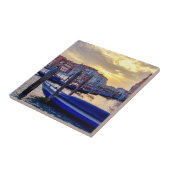 Sonnenuntergang am Canal Grande Fliese (Seite)