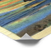 Sonnenuntergang am Cape San Sabastian auf Oregon Poster (Ecke)