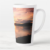 Sonnenuntergang am Caroga-See, NY Milchtasse (Rechts)