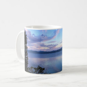 Sonnenuntergang am Crescent Lake, OR Kaffeetasse