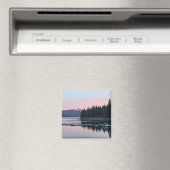 Sonnenuntergang am Crescent Lake, OR Magnet (In Situ (Geschirrspüler))