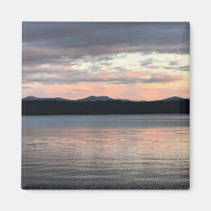 Sonnenuntergang am Crescent Lake, OR Magnet