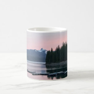 Sonnenuntergang am Crescent Lake, Oregon Kaffeetasse