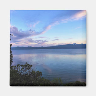 Sonnenuntergang am Crescent Lake, Oregon Magnet