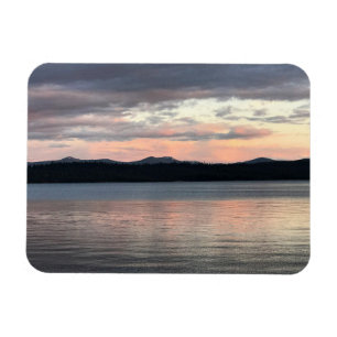 Sonnenuntergang am Crescent Lake, Oregon Magnet