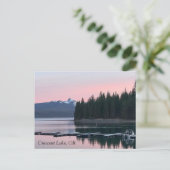 Sonnenuntergang am Crescent Lake, Oregon Postkarte (Stehend Vorderseite)