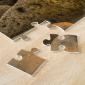 Sonnenuntergang am Felsstrand Puzzle (Seite)