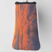 Sonnenuntergang am Feuer Golf Headcover (Rotieren 90)
