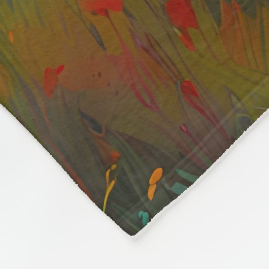 Sonnenuntergang am Fluss Fleecedecke (Ecke)