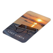 Sonnenuntergang am Gardasee Kühlschrankmagnet Magnet (Linke Seite)