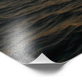 Sonnenuntergang am Golf Fotodruck (Ecke)