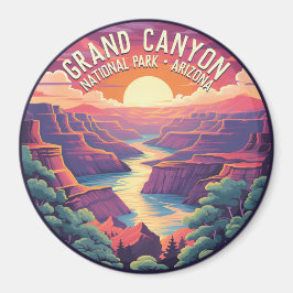 Sonnenuntergang am Grand Canyon Nationalpark Magnet