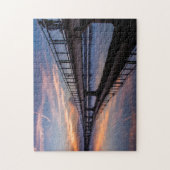 Sonnenuntergang am Gray's Lake Park Puzzle (Vertikal)