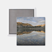 Sonnenuntergang am Helensee, Lassen Magnet (Vorderseite/Rückseite)