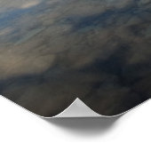 Sonnenuntergang am Helensee, Lassen Poster (Ecke)