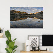 Sonnenuntergang am Helensee, Lassen Poster (Heimbüro)