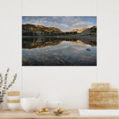 Sonnenuntergang am Helensee, Lassen Poster (Küche)