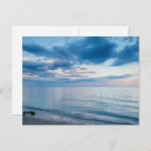 Sonnenuntergang am Huron-See Postkarte (Vorne/Hinten)