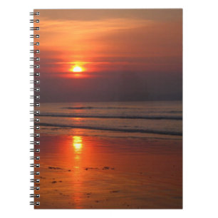 Sonnenuntergang am Irish Sea Notebook Notizblock