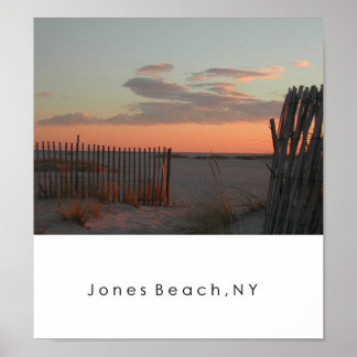 Sonnenuntergang am Jones Beach Poster