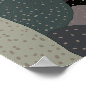 Sonnenuntergang am Kaktus Garden Poster (Ecke)