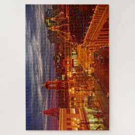 Sonnenuntergang am Kansas City Plaza Lights Puzzle