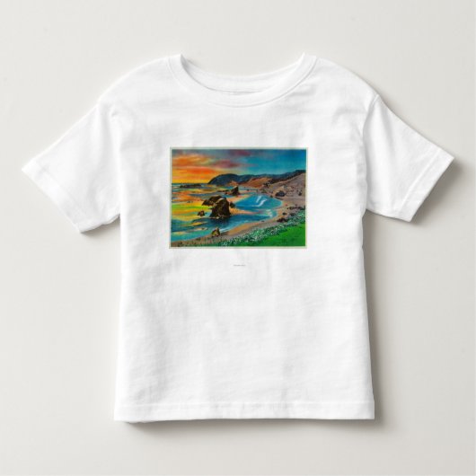 Sonnenuntergang am Kap San SebastianCoast Kleinkind T-shirt (Vorderseite)