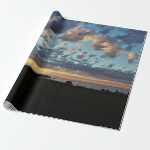 Sonnenuntergang am Karibu-Insel-provinziellen Park Geschenkpapier