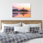 Sonnenuntergang am Kirchensee Leinwanddruck (Insitu (Schlafzimmer))