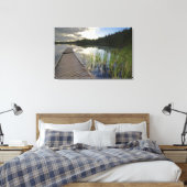 Sonnenuntergang am kleinen See Leinwanddruck (Insitu (Schlafzimmer))