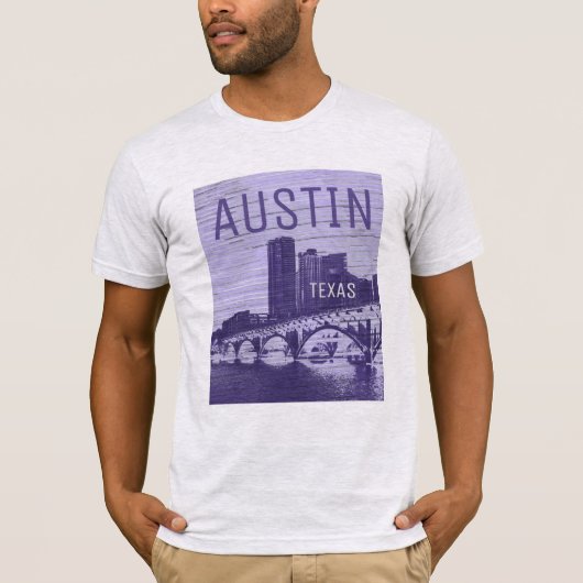 Sonnenuntergang am Lady Bird Lake Austin Texas T - T-Shirt (Vorderseite)