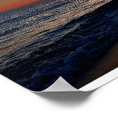 Sonnenuntergang am Laguna Beach Florida, Poster (Ecke)