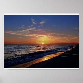Sonnenuntergang am Laguna Beach Florida, Poster
