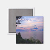 Sonnenuntergang am Lake Ontario Magnet (Vorderseite/Rückseite)