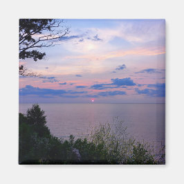 Sonnenuntergang am Lake Ontario Magnet