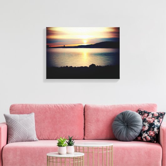 Sonnenuntergang am Lake Superior | Leinwanddruck (Insitu (Wohnzimmer))
