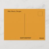 Sonnenuntergang am Lanier Georgia-See Postkarte (Rückseite)